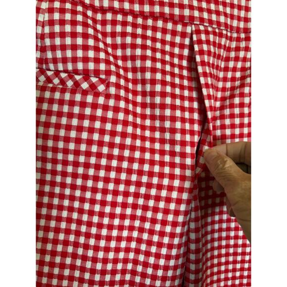 Cato gingham red/white pants size 16W - Picture 4 of 6